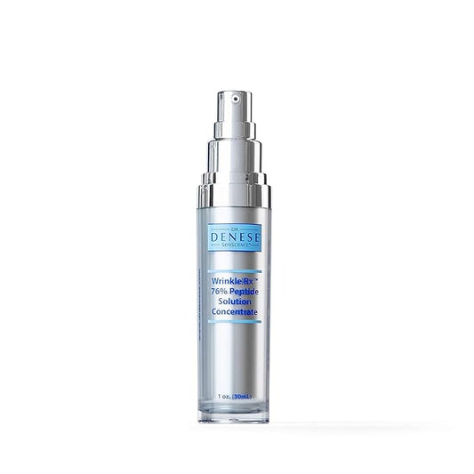 Dr. Denese SkinScience Wrinkle RX 76% Peptide Solution Concentrate Reduce Appearance of Line & Wrinkles with Ceramides, Retinol - Improved Firmness -Paraben-Free, Cruelty-Free - 1oz