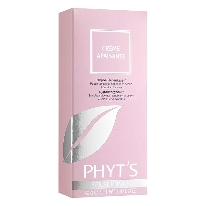 Phyts Soothing Cream - Face Moisturizer Ideal for Dry and Sensitive Skin - Reduces Discomfort and Redness - Fragrance-Free Vegan Face Cream - 1.4 oz