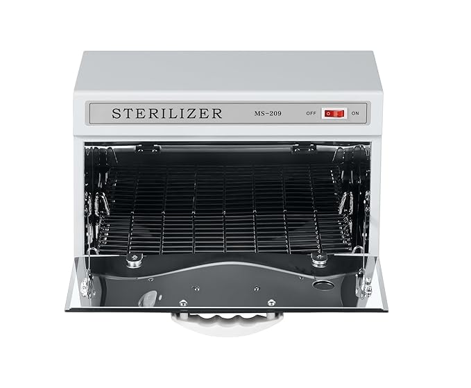 Sanitizer Instrument & Towel Sterilizer Cabinet (13L Capacity) for Massage Facial Spa Beauty Salon Nails Shop Tattoo Studio Use