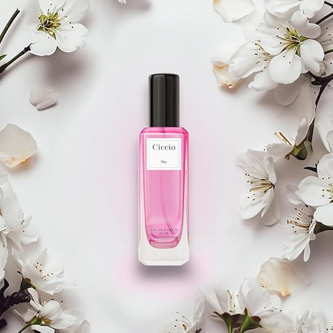 CICCIO Unisex Eau De Parfum Gift Set for Men & Women, 4 x 20ml Bottles Blue, Intense, Luxe & Sin, Premium Fragrance Set, Fresh Citrus, Floral & Woody Notes, Gift Set