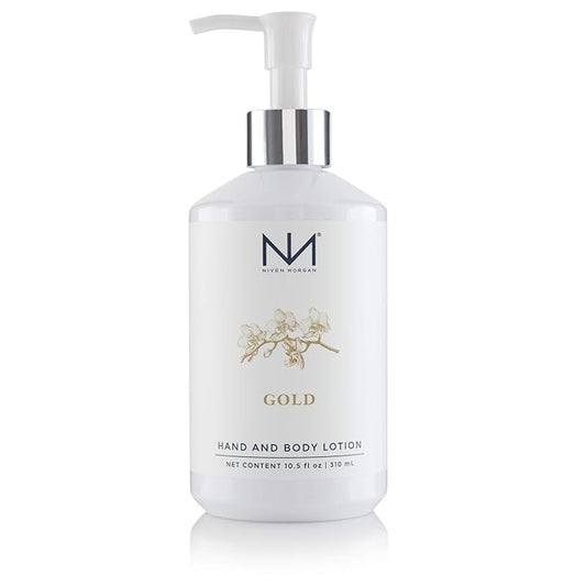 Niven Morgan - Gold Hand and Body Lotion, 10.5oz