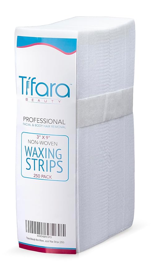 Non Woven Large 3x9 Body and Facial Wax Strips (250)