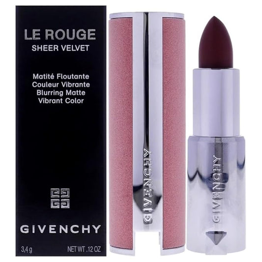 Givenchy Le Rouge Sheer Velvet Matte Lipstick - N17 Rouge Erable for Women - 0.11 oz Lipstick