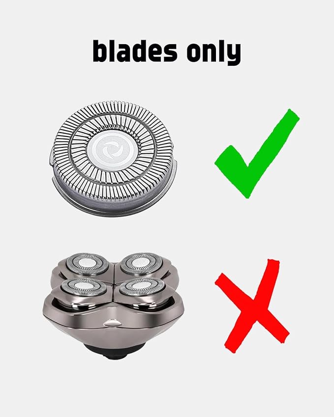 Pitbull Shaver Replacement Blade for Skull Shaver Replacement Heads, Skull Shaver Replacement Blades for Pitbull Gold Replacement Blades, 4 Pack Pitbull Skull Shaver Replacement Blade, Premium