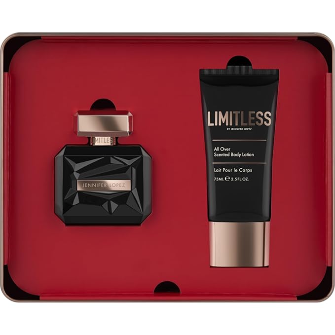 Jennifer Lopez LIMITLESS Gift Set, Limitless Eau de Parfum 50 ml (1.0 FL OZ) and Body Lotion 75ml
