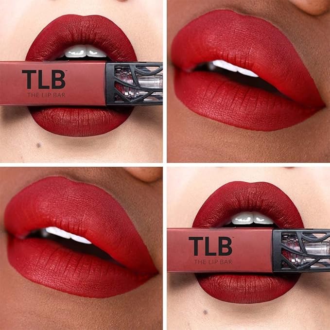 The Lip Bar - Nonstop Liquid Matte Lipstick, Brickhouse (Soft Brown) - High Pigment - One Swipe - Long Lasting - Jojoba Oil & Vitamin E - Vegan & Cruelty Free - Makeup & Cosmetics - .24 fl oz