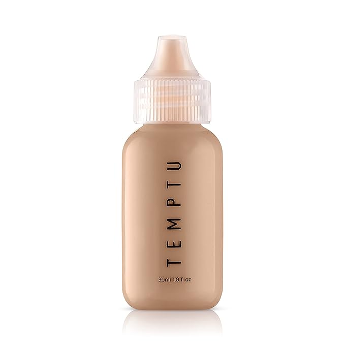 TEMPTU S/B Silicone-Based Airbrush Foundation: Professional Long-Wear Liquid Makeup, Sheer To Full Coverage For A Hydrated, Healthy-Looking Glow & Luminous, Dewy Finish On All Skin Types, 003 Ivory, 1 Fl Oz