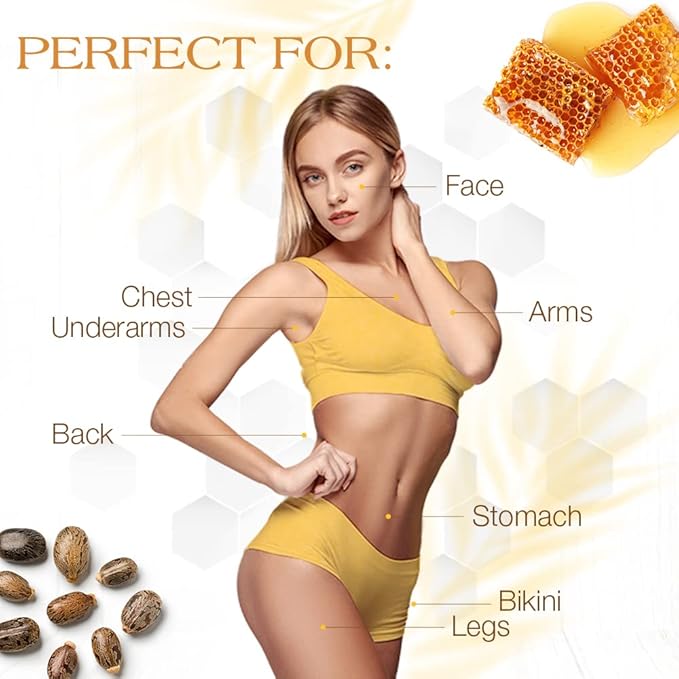 GiGi Dark Honee Soft Wax for Hair Removal, Removes Thick to Coarse Hair, Ideal for Normal to Dry Skin, Face & Body Wax for Men & Women, 14 oz