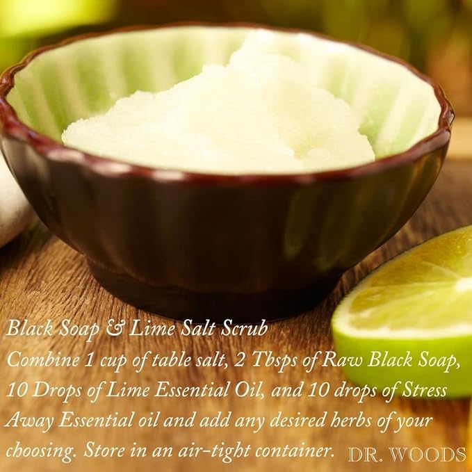 Dr. Woods Raw Black Liquid Castile Soap with Pump, 32 Ounce