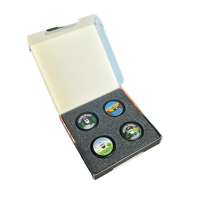 Beard Balm | 2 oz Cleansing Balm for Beards Short or Long | Beard Conditioner for Men | Essential Moisturizer for Every Man's Beard | Leave Hair and Skin Healthy (Sample Pack 2)