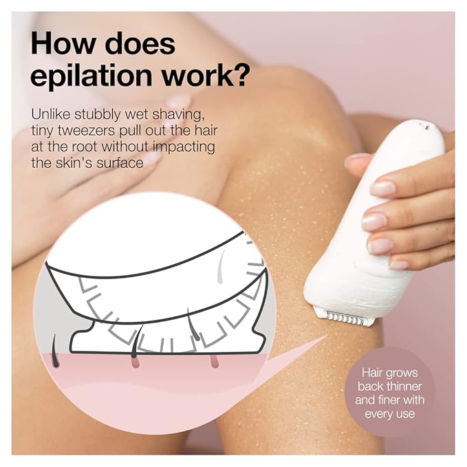 Braun Epilator Silk-épil 5 5-810, Hair Removal Device, Epilator for Women, Shaver & Bikini Trimmer, Cordless, Rechargeable, Wet & Dry