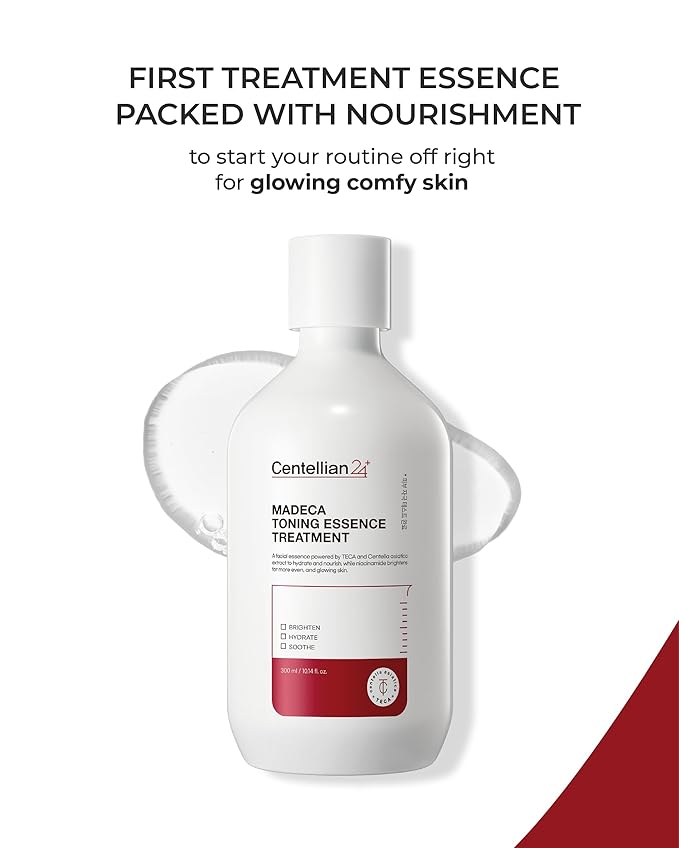 Centellian 24 Toning Essence Treatment for Even Skin Tone and Wrinkle Improvement with TECA, Centella Asiatica, Niacinamide (10.14 fl oz) by Dongkook Pharmaceutical