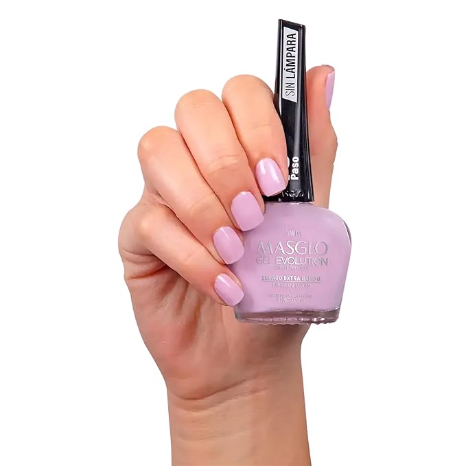 MASGLO Gel Evolution – Set of 3 Nail Polishes No UV/LED Lamp Needed, Fast-Drying, 12-Day Wear, 14-Free Formula, High-Gloss Finish, vegan (0.5 oz Each)