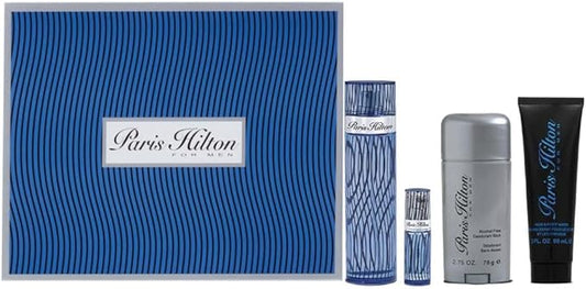 Paris Hilton Eau de Toilette Cologne for Men 4 PC Gift Set
