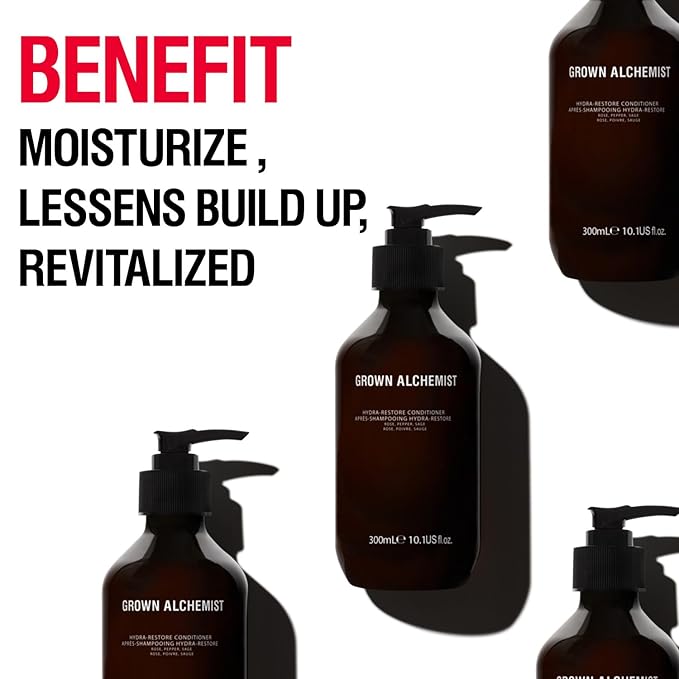 Grown Alchemist :: Hydra-Restore Rose Black Pepper & Sage Nourishing Daily Conditioner, 300mL