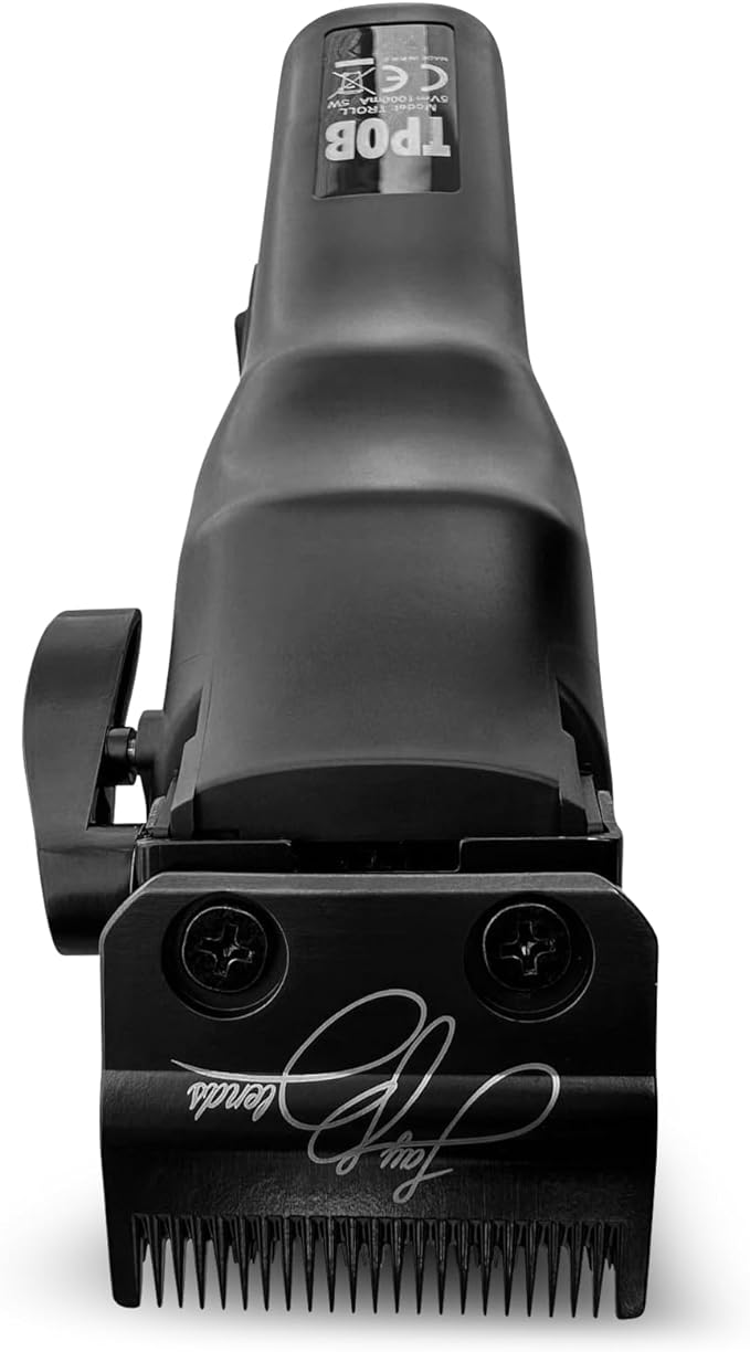 TPOB Troll Professional Barber Clipper 6800 RPM Super Torque Motor with DLC Fade Blade (Grey Clipper)