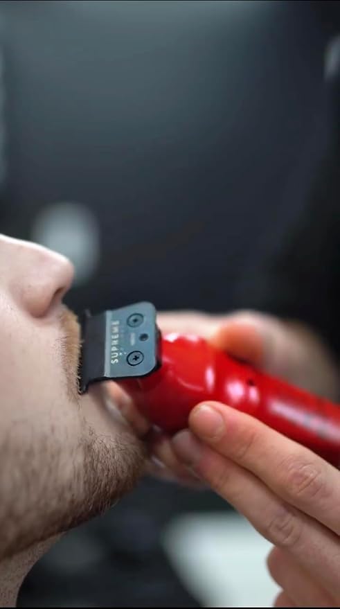 Supreme Trimmer Vader Professional Liner Trimmer for Barbers with 210 Min Run Time, Professional Motor, Sharp DLC T-Blade, USB-C Charge Clipper | ST3778