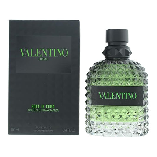 Valentino Uomo Born In Roma Green Stravaganza by Valentino for Men - 3.4 oz EDT Spray