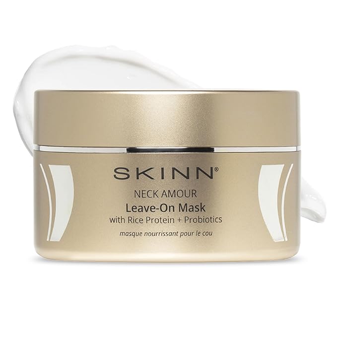 SKINN Neck Cream for Wrinkles, Neck Amour Leave-On Mask - Neck Firming Cream, Tightening & Lifting Sagging Skin - Chin & Neck Firming Lotion for Smoother & Firmer Skin - Neck Cream for Men & Women