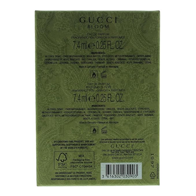 Gucci Bloom Perfume for Women Travel Spray Set EDP 2X 0.25 Fl Oz