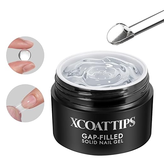 BTArtboxnails XCOATTIPS Builder Gel Top Coat and Gap-Filled Solid Nail Glue Set