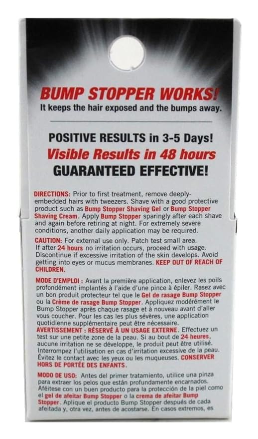 High Time Bump Stopper Sensitive Skin 0.5 Ounce Treatment (14ml) (6 Pack)