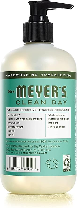 Mrs. Meyer's Basil + Lavender Liquid Hand Soap Variety Pack, 12.5 oz.