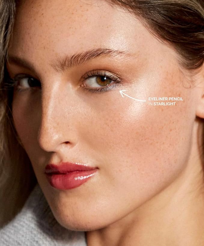 FITGLOW Beauty - Natural Vegan Eyeliner Pencil | Vegan, Woman-Owned Clean Beauty (Starlight, 1.1 g)