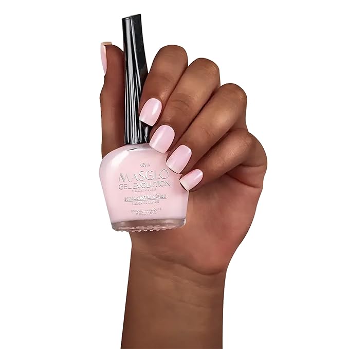 MASGLO Gel Evolution – Set of 3 Nail Polishes No UV/LED Lamp Needed, Fast-Drying, 12-Day Wear, 14-Free Formula, High-Gloss Finish, vegan (0.5 oz Each) h