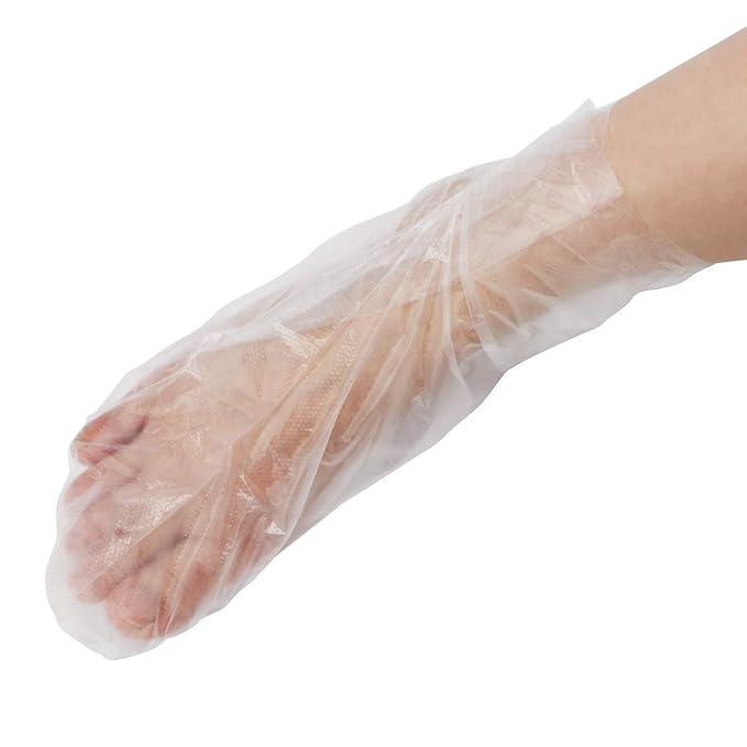 Segbeauty Paraffin Wax Bath Liners for Foot, 400pcs Paraffin Foot Bags, Plastic Paraffin Bath Mitts Socks Hot Wax thera-py Booties Covers for Foot Spa Wax treat-ment Paraffin Wax Machine