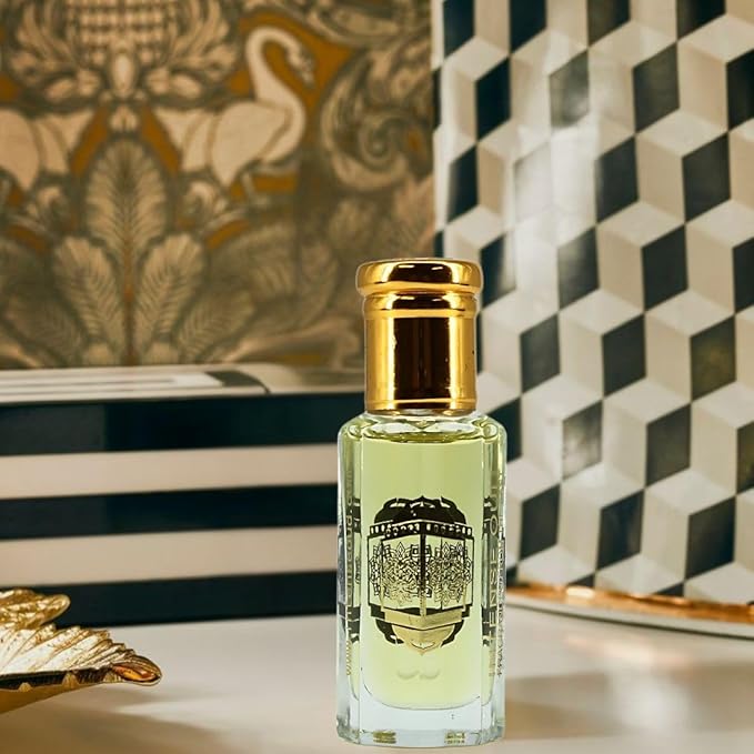 INTENSE OUD Vanilla Musk Long Lasting Arabian Perfume Oils for Women 12ML (0.40 OZ) Fragrance Oil with Chocolate, Rose, Creamy Vanilla & Soft Musk Notes - Concentrated Perfume Oil in Black Gift Box