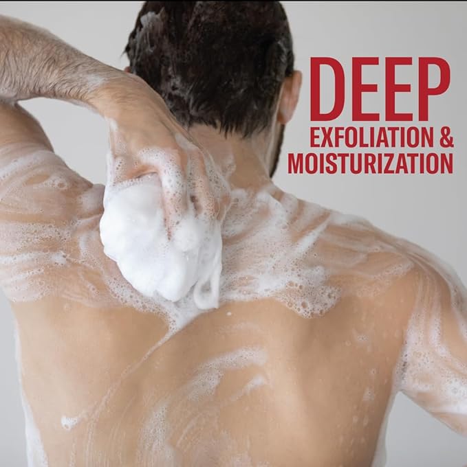 Old Spice GentleMan's Exfoliating & Moisturizing Body Wash for Men, 24/7 Shower Fresh with Long Lasting Scent, Renewing Vitamin B3 Blend, Brown Sugar + Cocoa Butter Scent, 18 oz (Pack of 4)