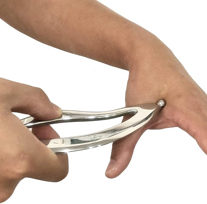 JWCASA Muscle Scraper Scar Tissue Massage Tools Foot, Neck, Knee, Leg Back Massager IASTM Tool for Physical Therapy & Plantar Fasciitis with 2 Pieces Set 16