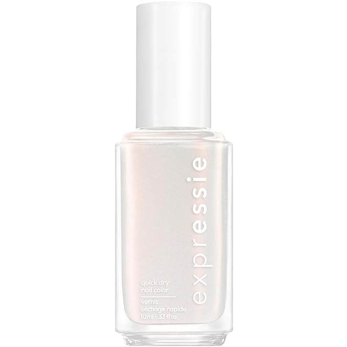 essie Expressie Nail Polish, Quick Dry White Nail Polish, Vegan, Pass The Fit Check, 0.33 Fl Oz