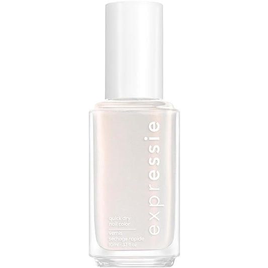 essie Expressie Nail Polish, Quick Dry White Nail Polish, Vegan, Pass The Fit Check, 0.33 Fl Oz
