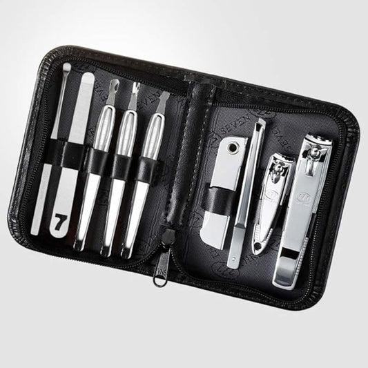 Korean Nail Clippers! World No. 1. Three Seven (777) Travel Manicure Grooming Kit Nail Clipper Set MADE IN KOREA, SINCE 1975. (805BC)