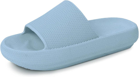 Menore Slippers for Women and Men Quick Drying, Parent-Child EVA Open Toe Soft Slippers, Non-Slip Soft Shower Spa Bath Pool Gym Beach House Sandals for Indoor & Outdoor