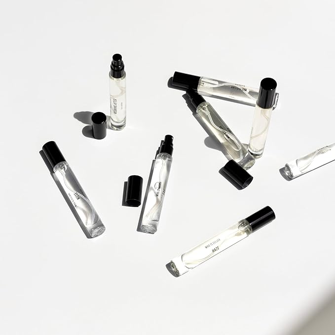 His | Her Perfume, Unisex Eau de Parfum for Men & Women, Spicy, Woody & Fresh Fragrance with Notes of Cardamom, Violet & Sandalwood, Gifts for Women & Men, Unisex Cologne, 0.3 Fl Oz