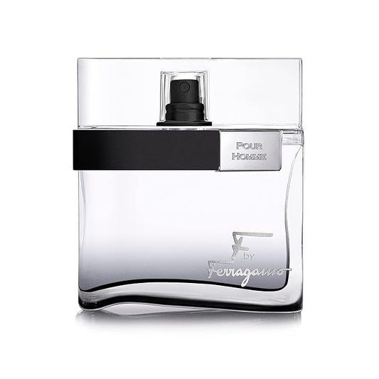 Salvatore Ferragamo Black For Men Eau De Toilette Natural Spray, 3.4 Fl Oz/100 ml