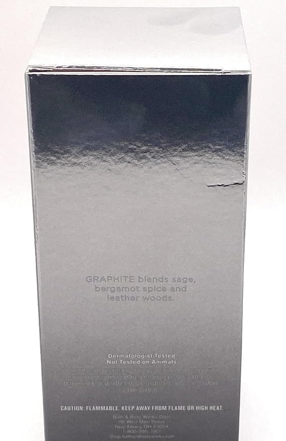 Bath and Body Works Bath & Body Works Graphite Men's Fragrance 3.4 Ounces Cologne Spray (2019 Edition)