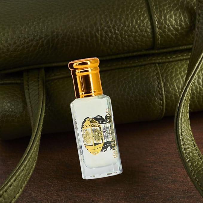 INTENSE OUD Vanilla Rose Long Lasting Arabian Perfume Oils for Women 12ML (0.40 OZ) Fragrance Oil with Turkish Rose, Creamy Vanilla & Musky Base - Concentrated Perfume Oil in Elegant Black Gift Box