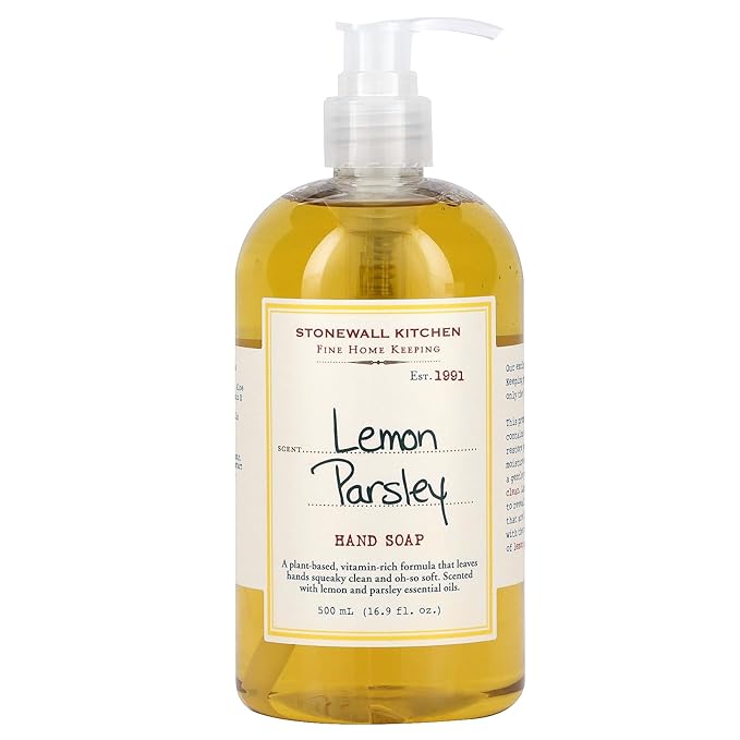 Stonewall Kitchen Lemon Parsley Hand Soap, 16.9 Ounce