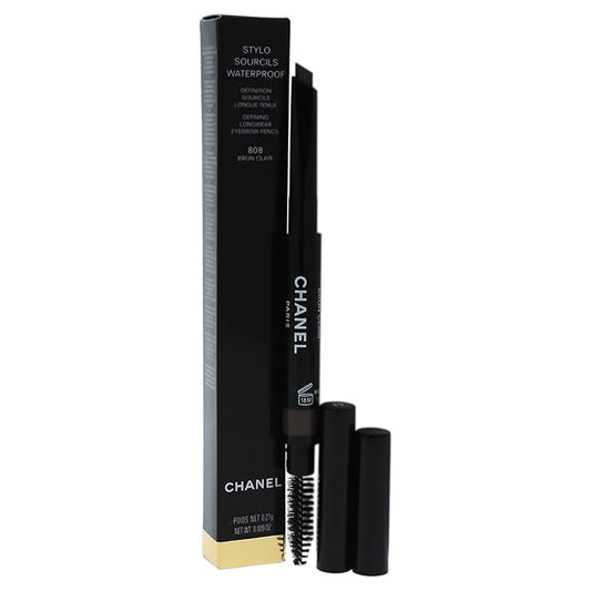 Chanel Stylo Sourcils Waterproof Eyebrow Pencil, 808 Brun Clair, 0.09 Ounce