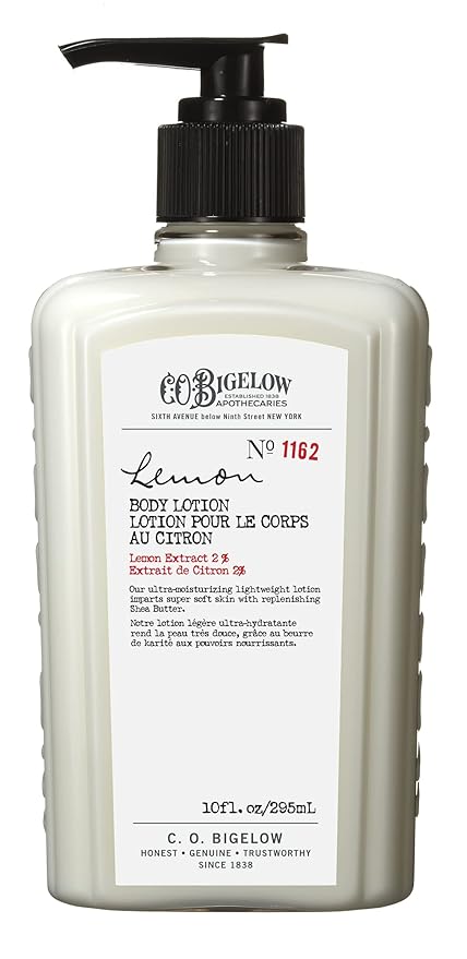 C.O. Bigelow Apothecary Duo - Lemon Hand Care, Hand Soap & Lotion Gift Set of Two - Skin Care for Dry Skin with Moisturizing Lotion & Liquid Hand Wash - 10fl oz Each