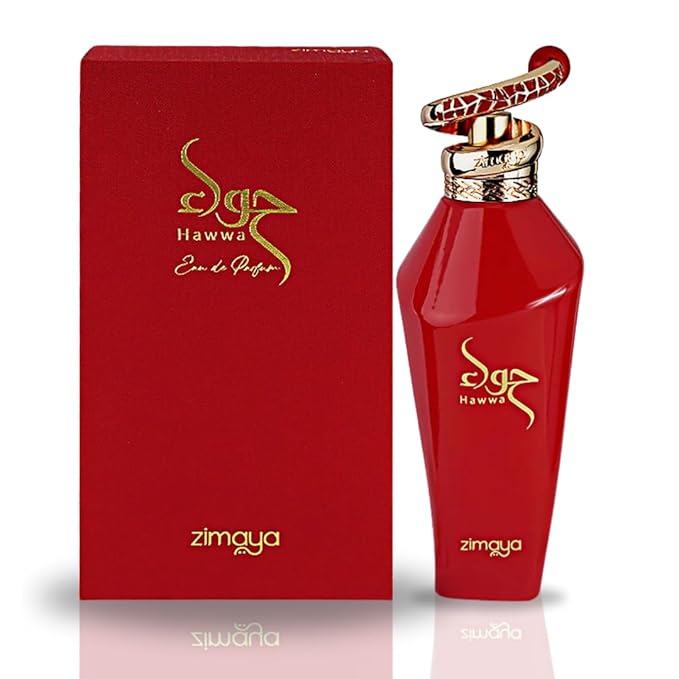 Afnan Hawwa Red Eau de Parfum Spray for Women, 3.4 Ounce