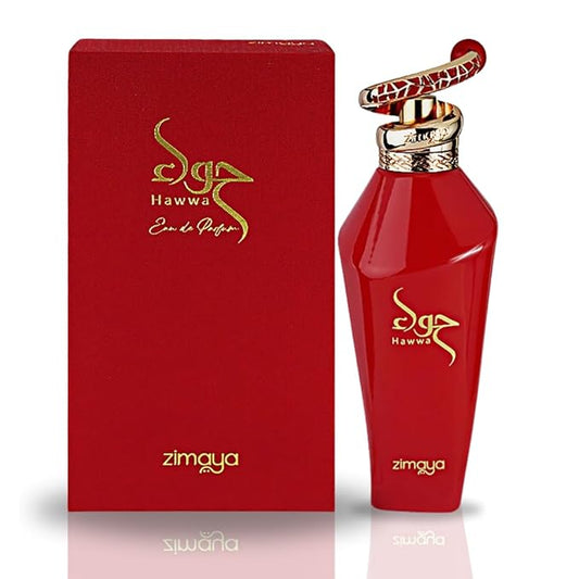 Afnan Hawwa Red Eau de Parfum Spray for Women, 3.4 Ounce