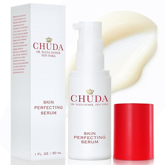 Chuda Skin Perfecting Serum - 30ml Hydrating Face Serum with 9.5% Alpha Hydroxy Acid (AHA) and Remedea Compound, Made in USA, Skin Renewal Glow, Daily Anti Wrinkle Anti-Aging Glowing
