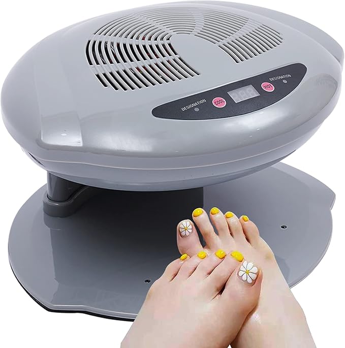 Professional Nail Dryer,400W Air Nail Fan Blower Dryer Machine Auto Induction Warm and Cool Wind,Manicure Tool with Sensor,for Fingernail & Toenail Curing,Silver