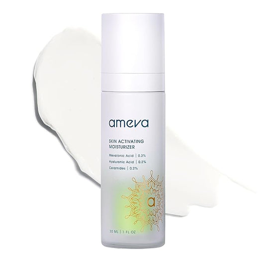 Mevalonic Acid Skin Activating Moisturizer: 100% Plant-Based, Vegan, Anti-Aging Formula, For Sensitive Skin, Boosts Collagen, Hyaluronic Acid and Retinol, Reduces Redness, Jojoba Oil, Ceramides