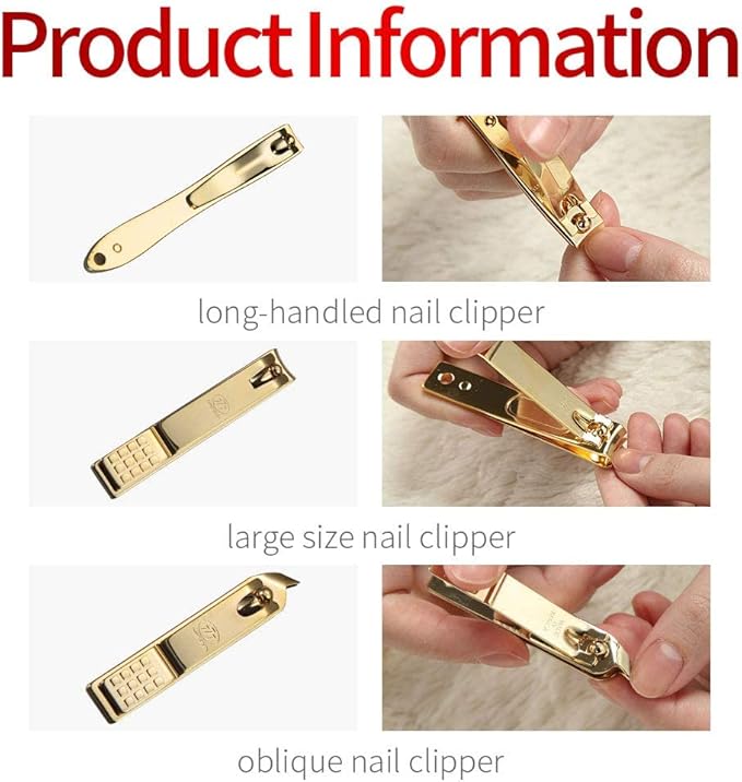 Korean Nail Clipper! World No. 1 Three Seven (777) Premium Quality Gift Travel Manicure Grooming Kit Nail Clipper Set(16000AM), Made in Korea, Since 1975
